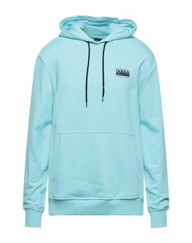 Ihs Man Sweatshirt Sky blue Cotton Cover