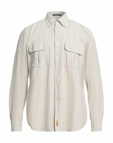 B. d.baggies Man Shirt Ivory Cotton Cover