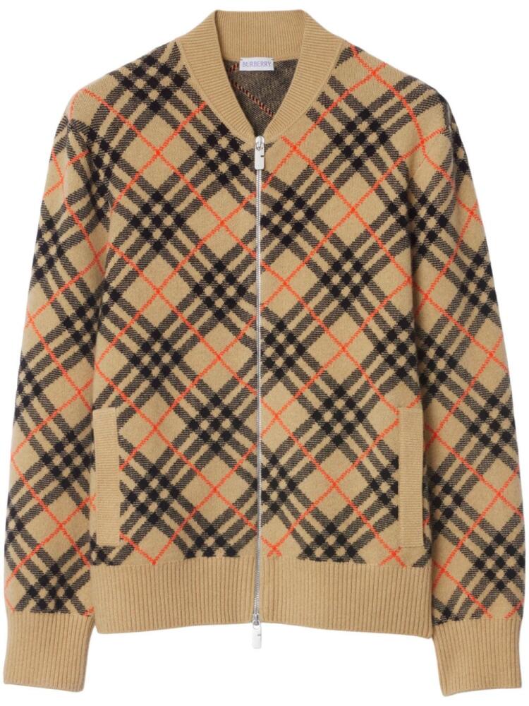 Burberry Burberry Check cardigan - Brown Cover