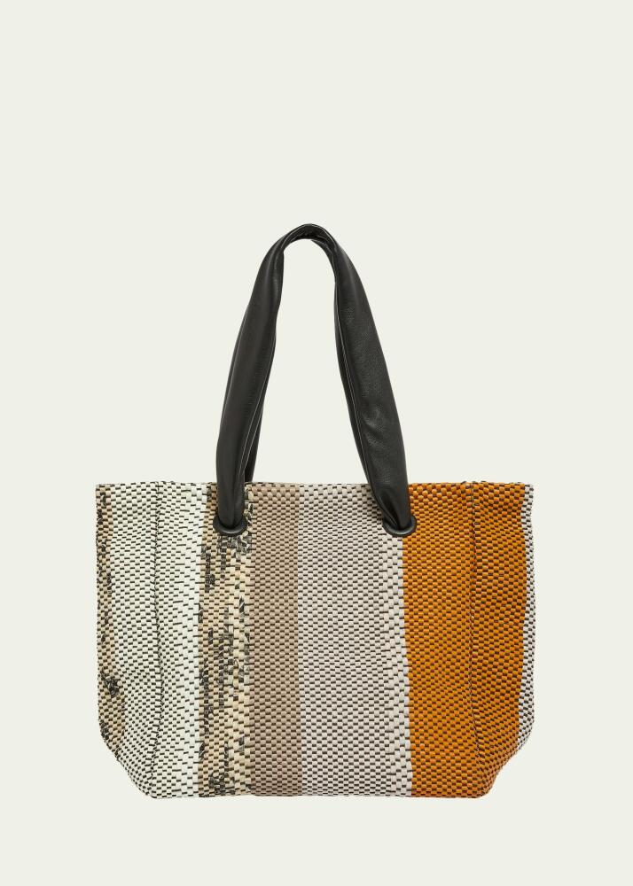 Dries Van Noten Muff Woven Leather Tote Bag Cover