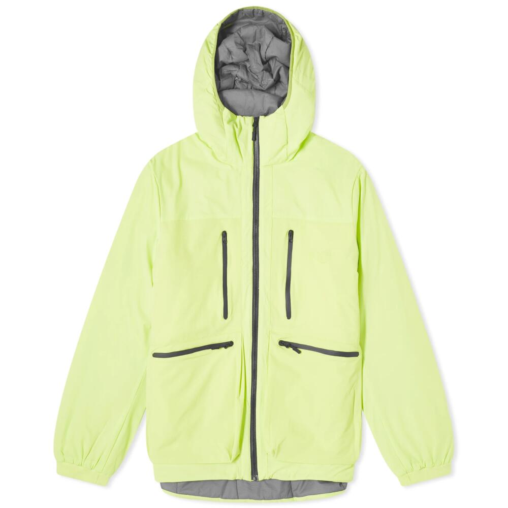 Purple Mountain Observatory Men's Padded Water Repellent Jacket in Lime Cover