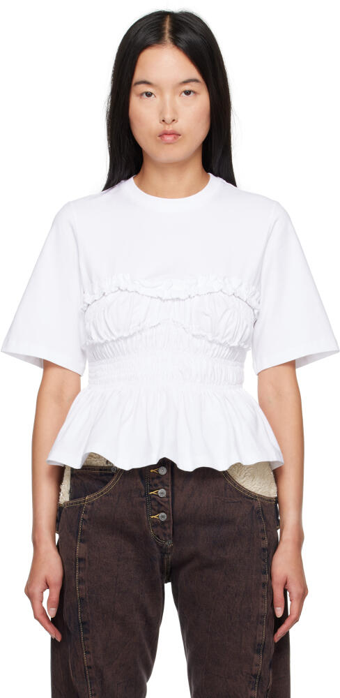 Cecilie Bahnsen White Vilde T-shirt Cover