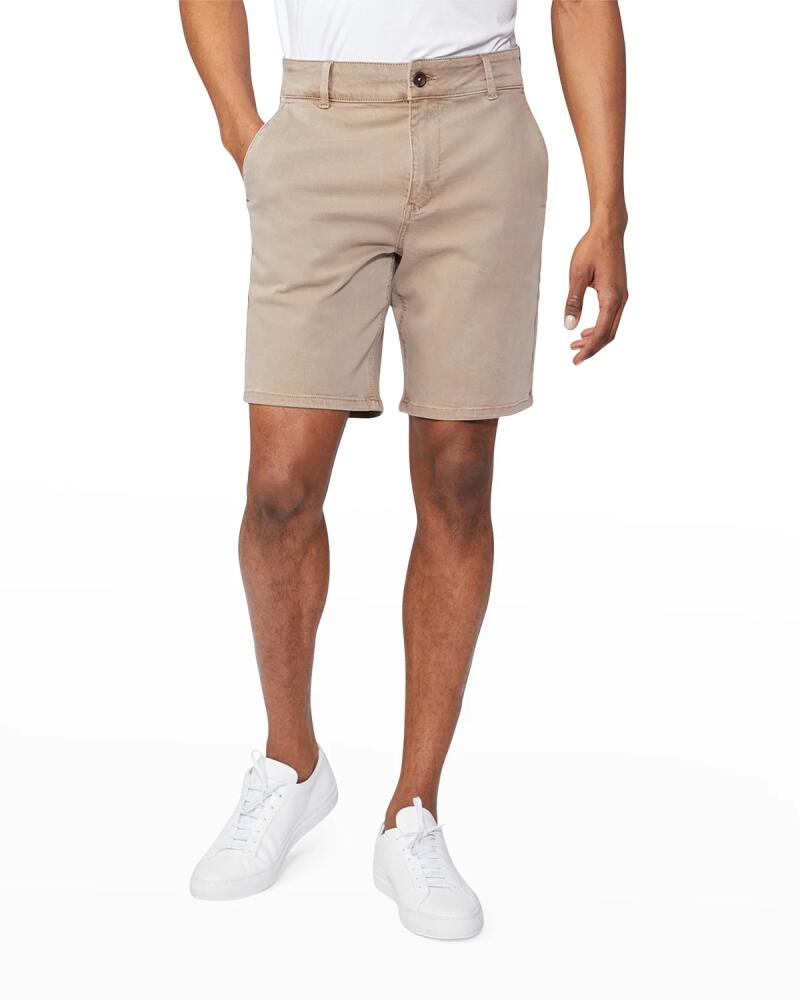 PAIGE Men's Thompson Brushed Twill Shorts Cover