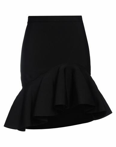 Alexander Mcqueen Woman Mini skirt Black Viscose, Polyamide, Polyester, Elastane Cover