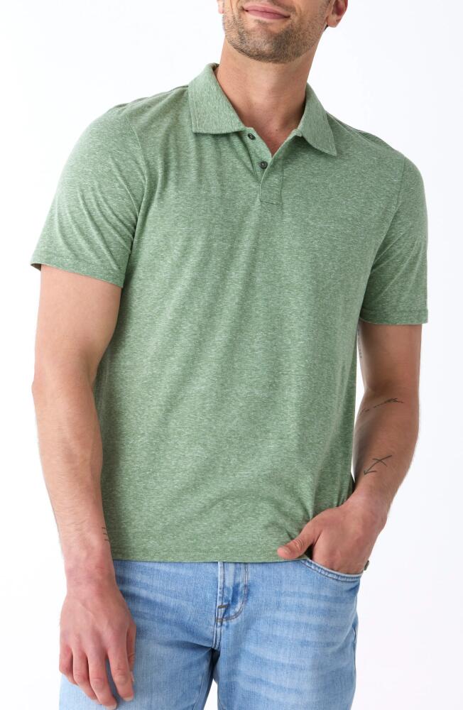 Threads 4 Thought Baseline Slub Polo in Cactus Cover