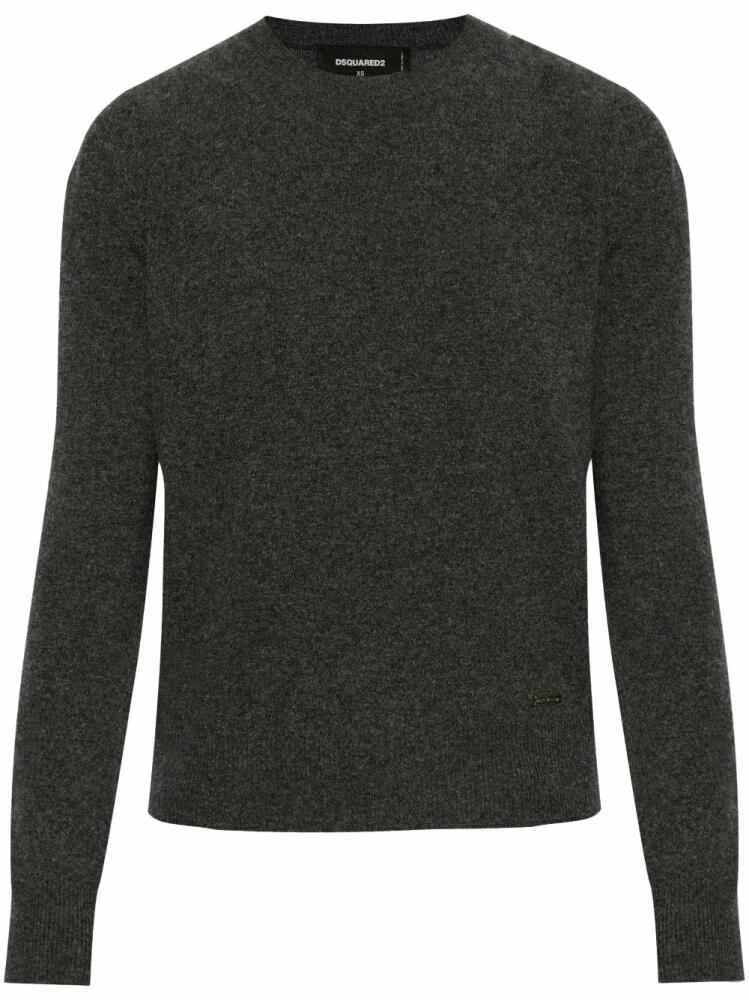 DSQUARED2 crew-neck wool jumper - Grey Cover