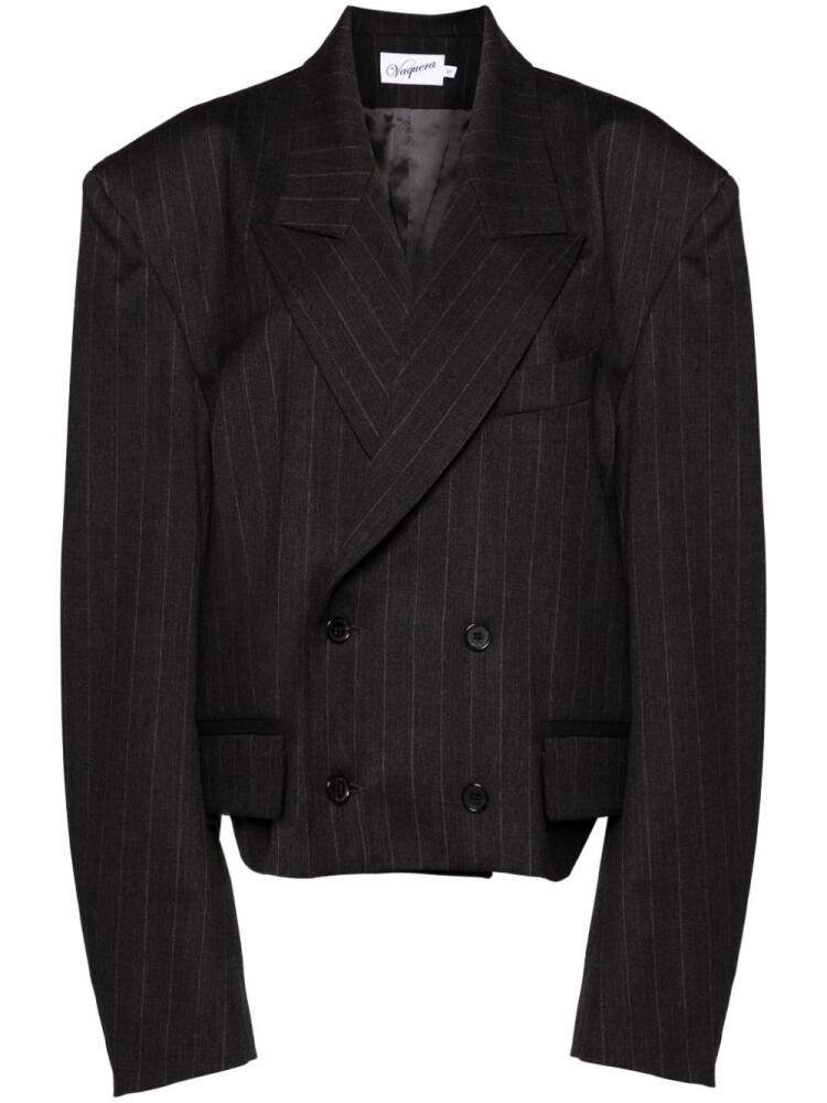 Vaquera pinstripe blazer - Grey Cover