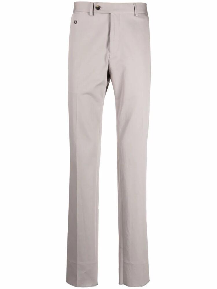 Ferragamo mid-rise straight-leg trousers - Grey Cover