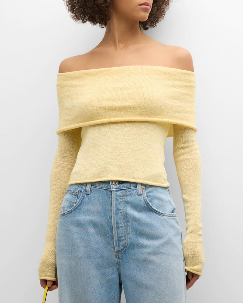 SER.O.YA Besty Off-The-Shoulder Top Cover