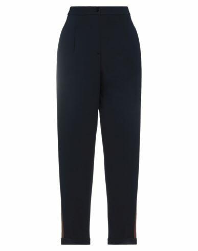 Le Tricot Perugia Woman Pants Midnight blue Viscose, Polyamide, Elastane, Virgin Wool, Silk Cover