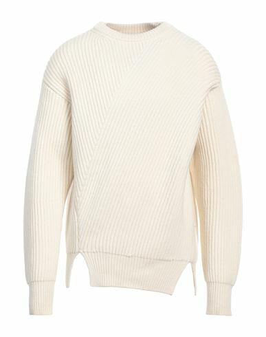 Jil Sander Man Sweater Ivory Wool Cover