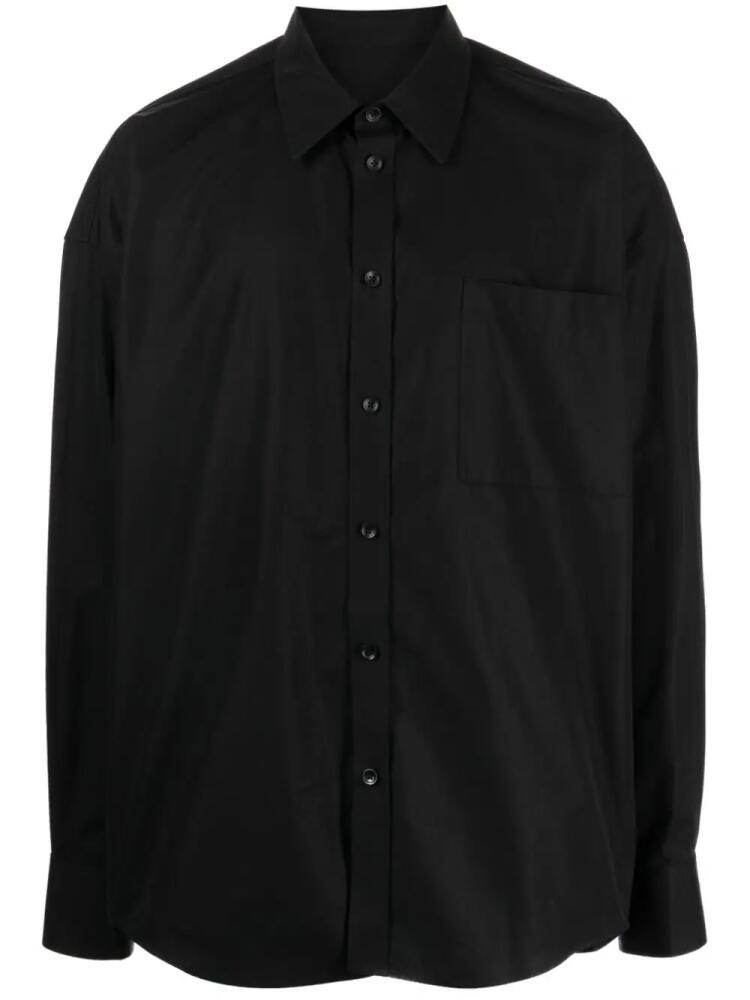 Alexander Wang classic-collar cotton shirt - Black Cover