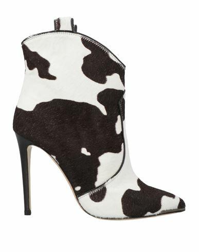 Francesco Sacco Woman Ankle boots White Leather Cover