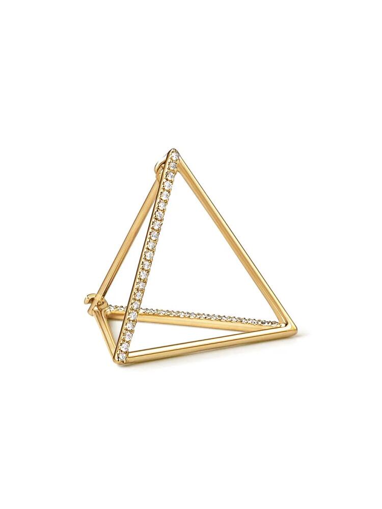 Shihara Diamond Triangle Earring 20 (02) - Metallic Cover