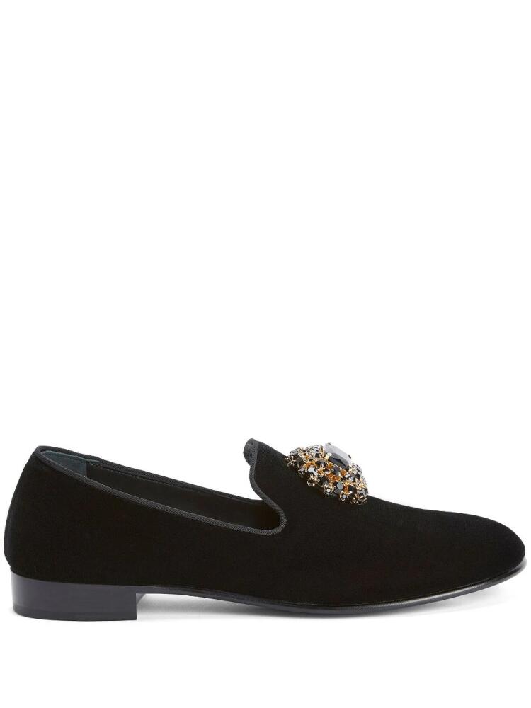 Giuseppe Zanotti Remye rhinestone-embellished loafers - Black Cover