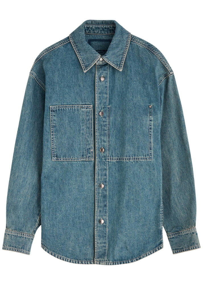 Wooyoungmi Logo-print Denim Jacket - Blue Cover