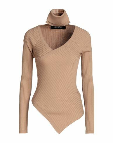 Federica Tosi Woman Sweater Light brown Viscose, Polyester Cover