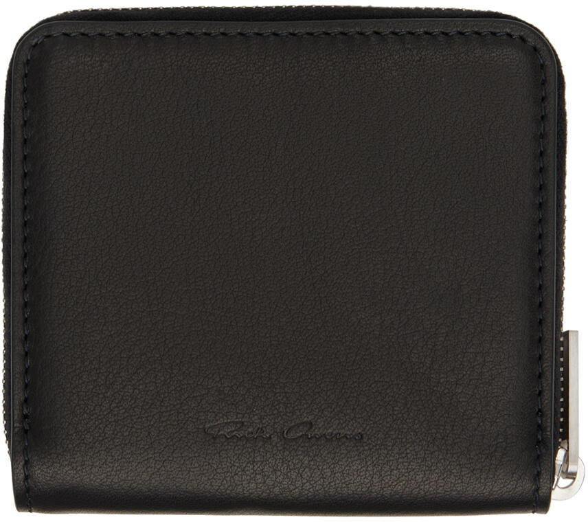 Rick Owens Black Lido Zipped Wallet Cover