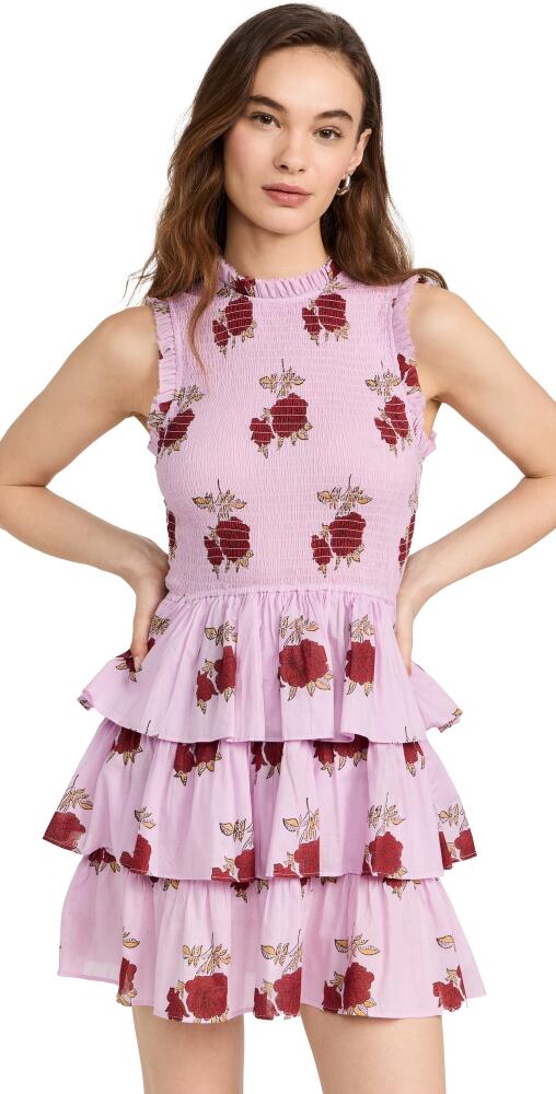 Alix of Bohemia Cabana Ruby Rosette Short Dress Pink Cover