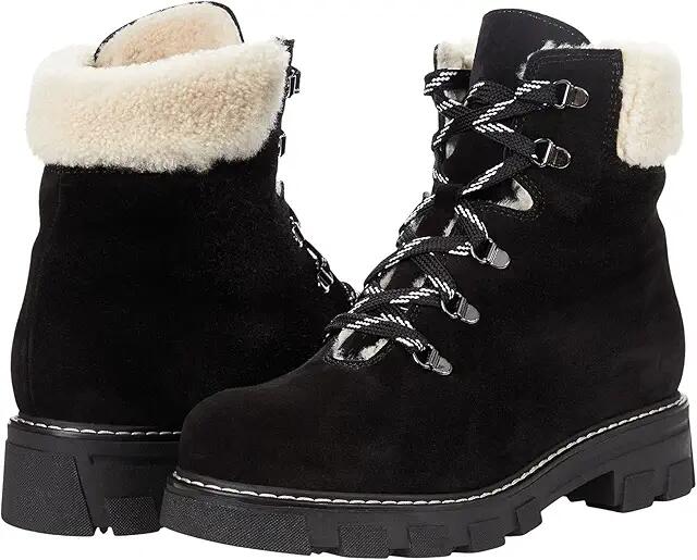 La Canadienne Adams (Black Suede/Shearling) Women's Shoes Cover