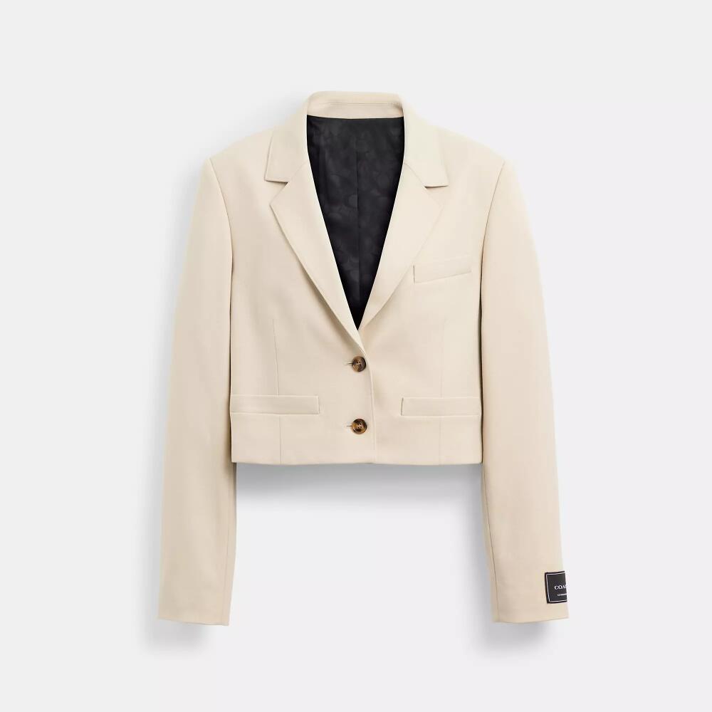 Coach Cropped Blazer Cover