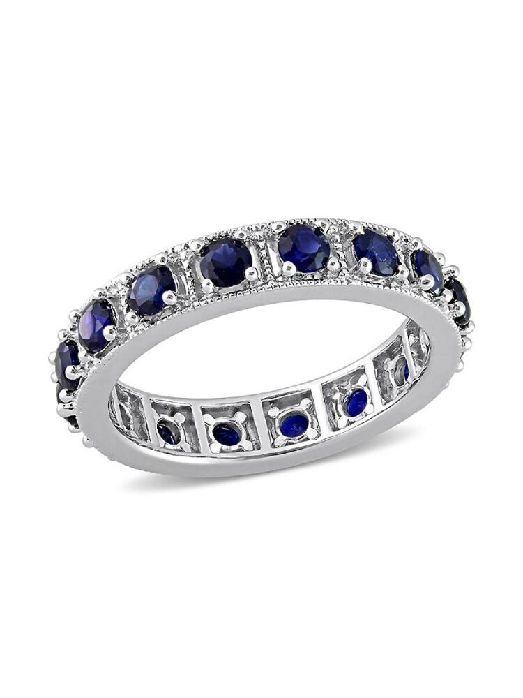 Sonatina Women's Sterling Silver & Sapphire Ring Cover