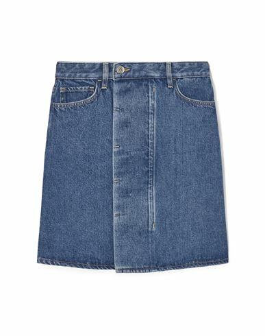 Cos Woman Denim skirt Blue Organic cotton, Recycled cotton Cover