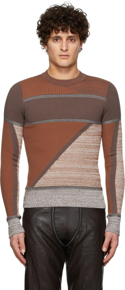 GmbH Brown Knit Sweater Cover