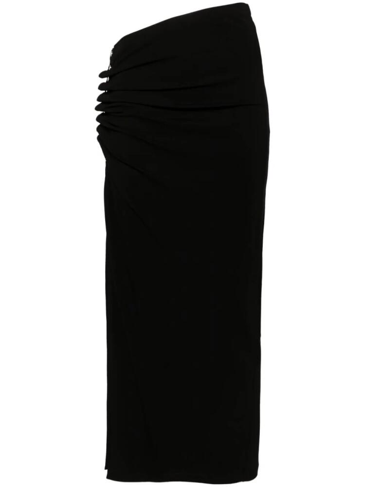 Rabanne ruched midi skirt - Black Cover