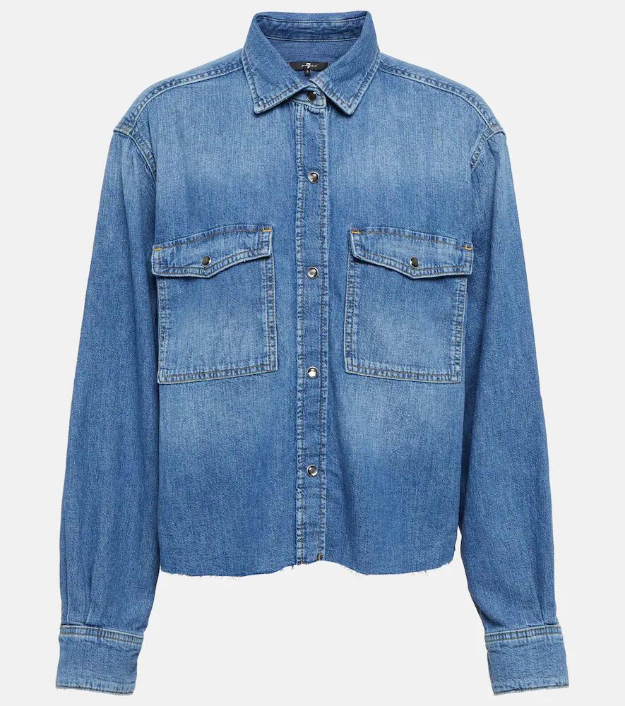 7 For All Mankind Eve denim shirt Cover