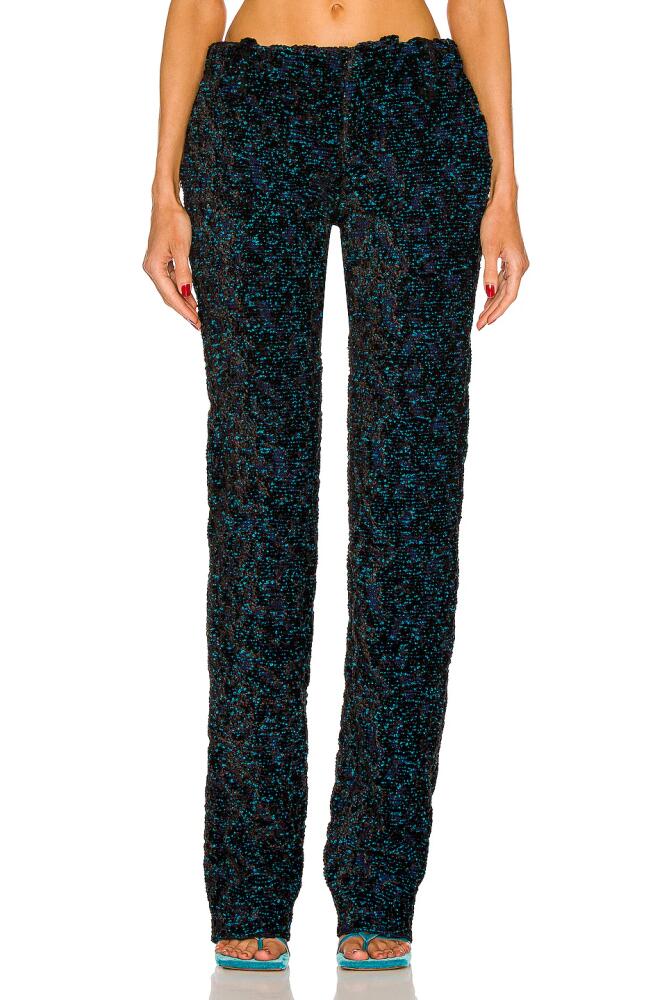 Bottega Veneta Blossom Chenille Boucle Trouser in Blue Cover