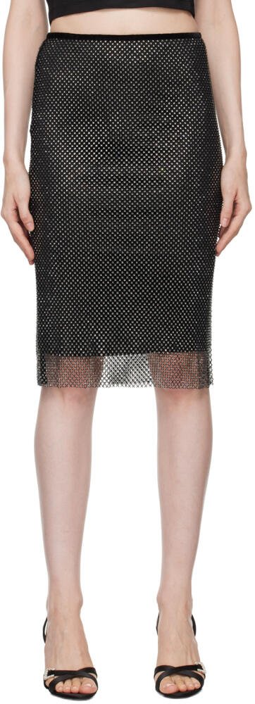 Sportmax Black Zinnia Miniskirt Cover