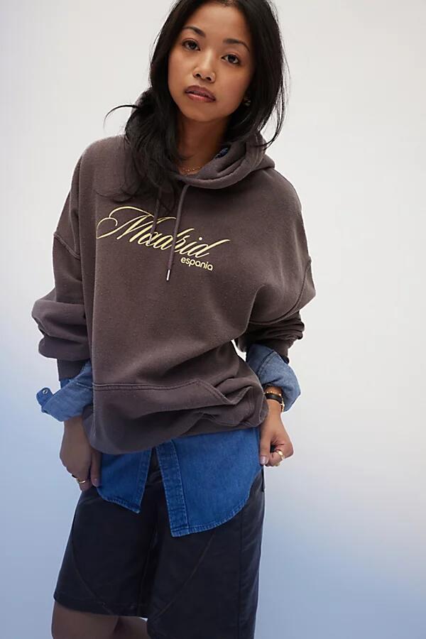 Madrid Destination Hoodie Sweatshirt in Brown Cover