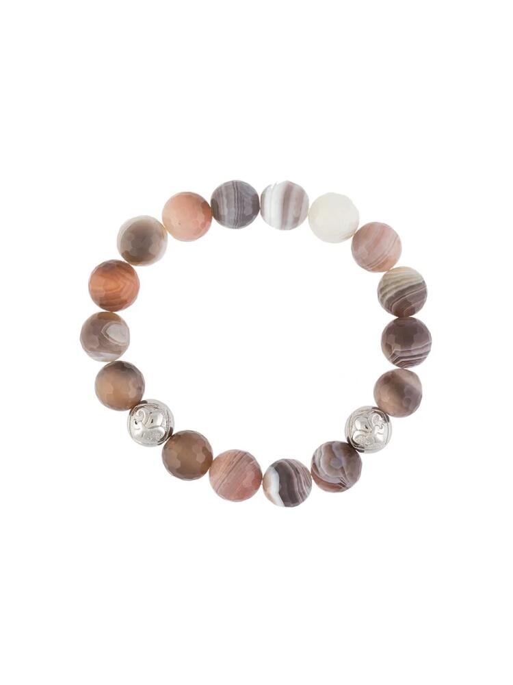 Nialaya Jewelry beaded stones bracelet - Neutrals Cover