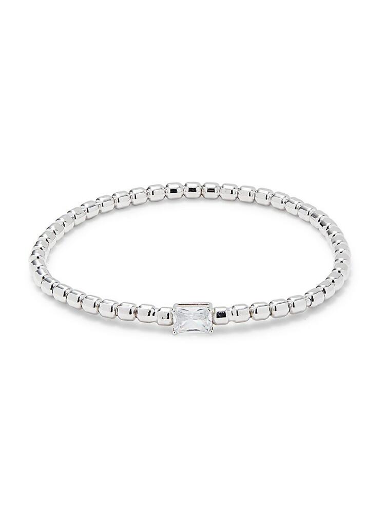 Adriana Orsini Women's Luna Rhodium Plated & Cubic Zirconia Bracelet Cover