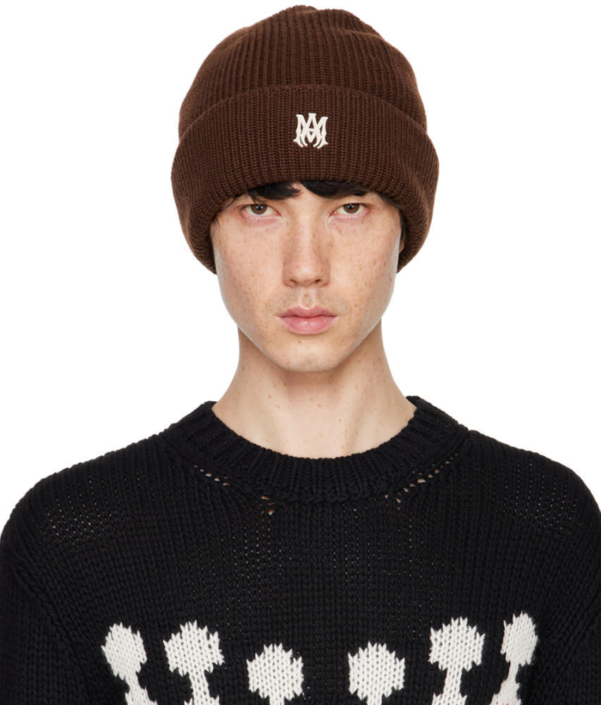 AMIRI Brown MA Beanie Cover