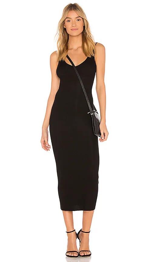 Enza Costa Rib Tank Dress in Black Cover