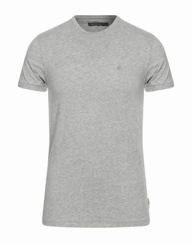 French Connection Man T-shirt Grey Cotton, Viscose Cover