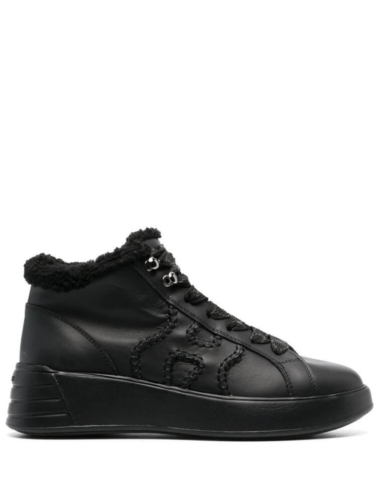 Hogan Rebel hi-top leather sneakers - Black Cover