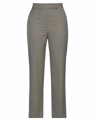 Recto Woman Pants Dove grey Wool, Polyester Cover