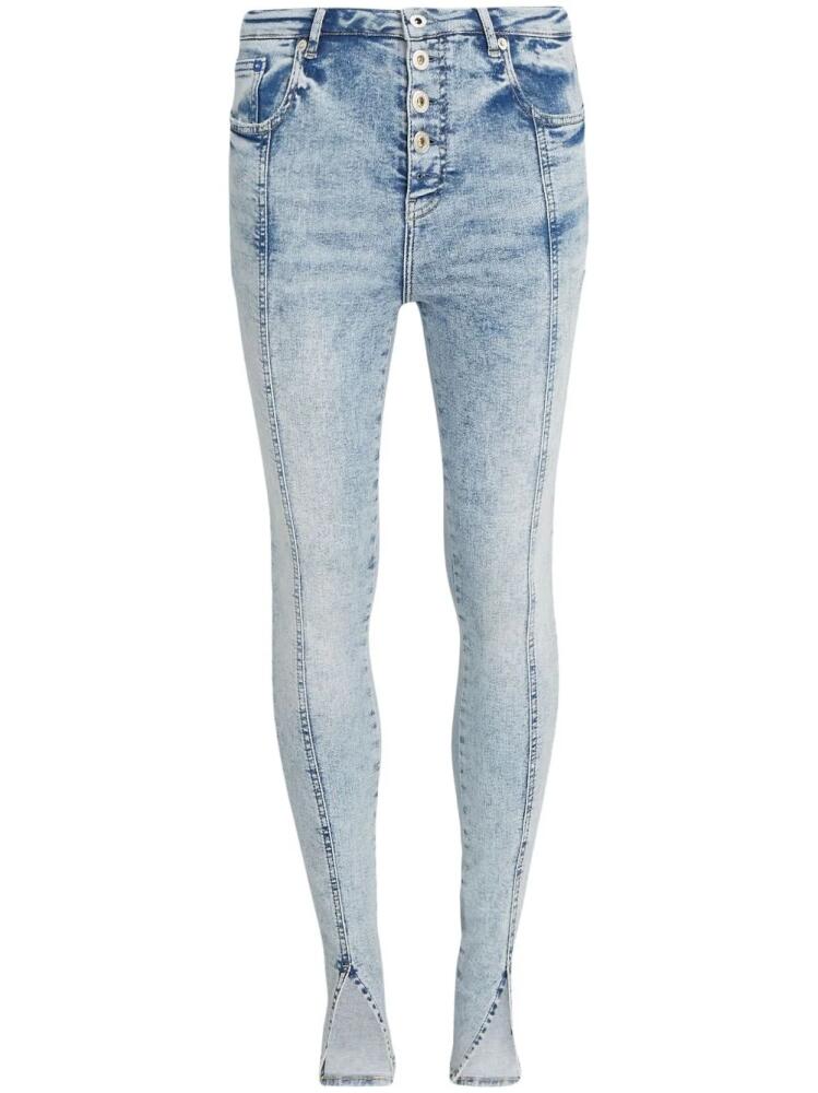 Karl Lagerfeld Jeans high-waisted super-skinny jeans - Blue Cover