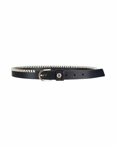 Tommy Hilfiger Woman Belt Midnight blue Cow leather Cover