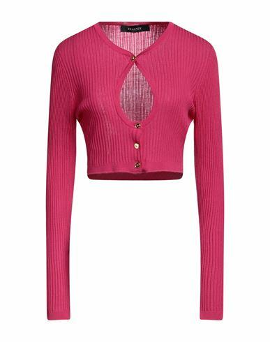 Versace Woman Cardigan Fuchsia Wool Cover