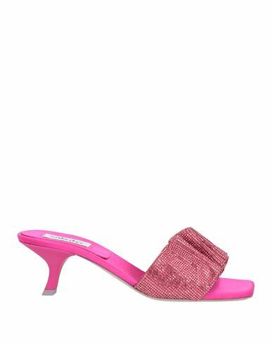 Sebastian Milano Woman Sandals Fuchsia Textile fibers Cover