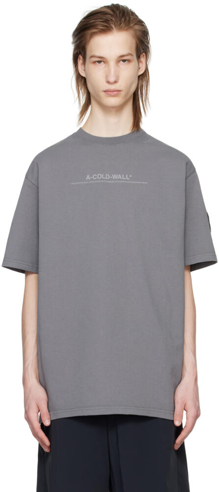 A-COLD-WALL* Gray Discourse T-Shirt Cover