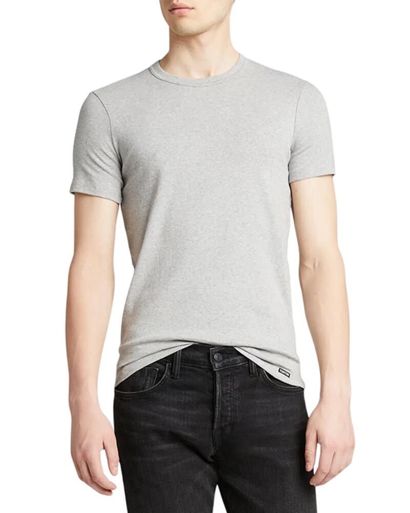 TOM FORD Men's Solid Stretch Jersey T-Shirt Cover