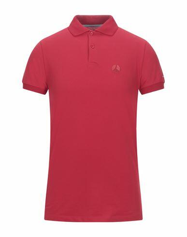 People Of Shibuya Man Polo shirt Red Cotton, Elastane Cover