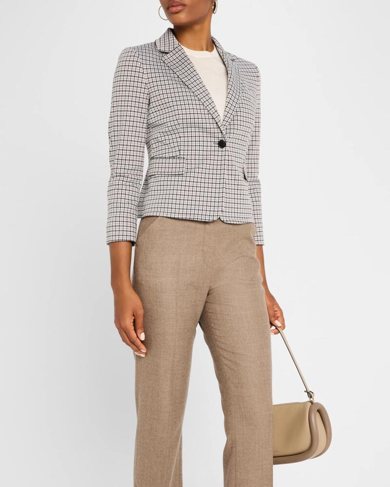 Theory Micro Houndstooth Stretch Blazer Cover