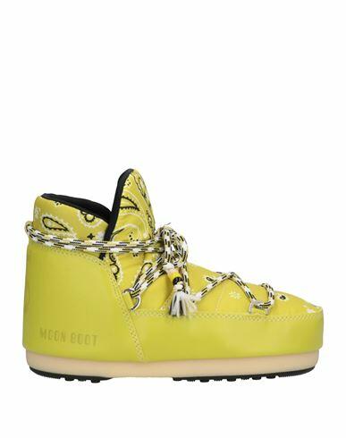 Alanui Woman Ankle boots Acid green Textile fibers Cover