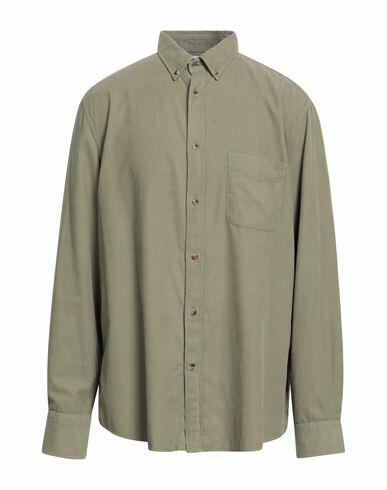 Brunello Cucinelli Man Shirt Sage green Cotton Cover